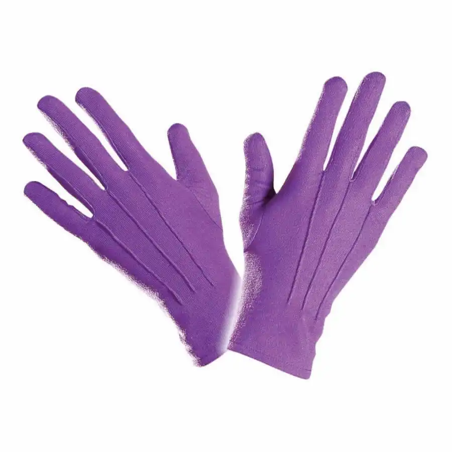 Gants Violets En Polyester De Qualité Supérieure