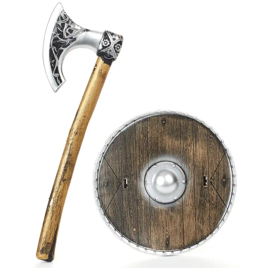 Hache Et Bouclier De Viking Pour Enfant