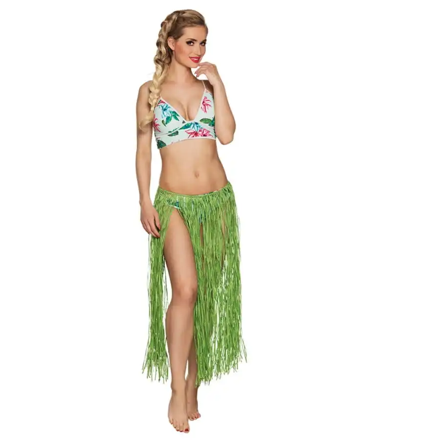 Jupe Longue HawaĂŻenne En Raphia Pour Adulte â Image 4