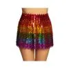 Jupe Multicolore à Sequins Pour Femme