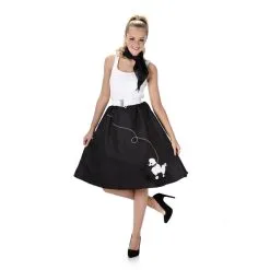 Jupe Noire Années 50 Avec Bandana