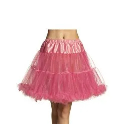 Jupon Rose Mi-long En Voile Pour Adulte