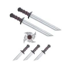 Kit Armes Ninja Sur Ceinture