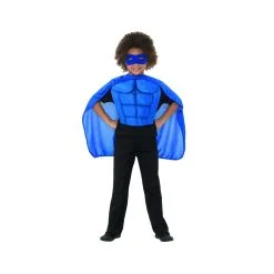 Kit Bleu De Super Héro Pour Enfant