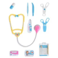 Kit D'accessoires De Petit Docteur Bleu