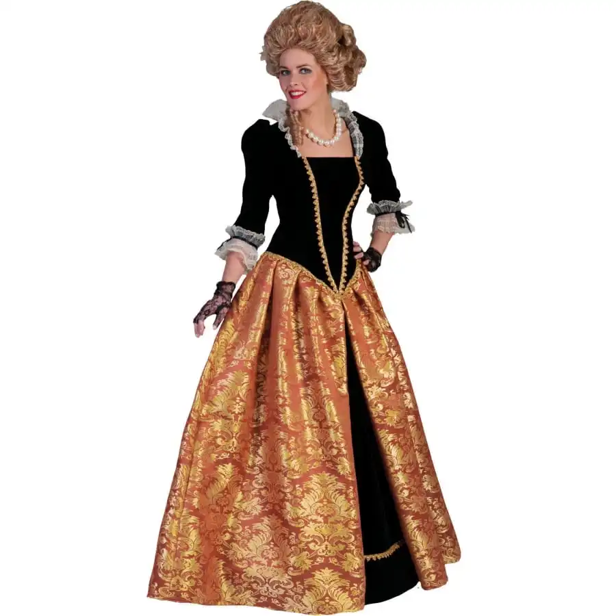 Large Robe Baroque D'impératrice