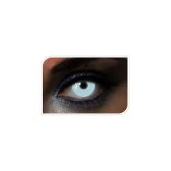 Lentilles Couleur Glow Uv White - Duree 1 An