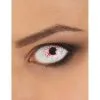 Lentilles Oeil Tâché De Sang
