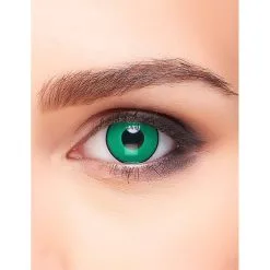 Lentilles Vertes Contour Noir
