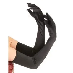 Longs Gants Noirs De 60cm