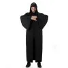 Longue Cape Noire à Capuche Pour Homme
