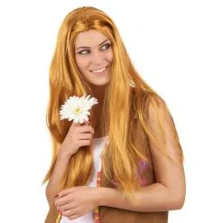 Longue Perruque Rousse Et Lisse