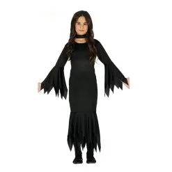 Longue Robe Noire Unie De Petite Sorcière