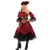 Longue Robe Premium De Pirate Rouge