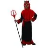 Longue Tenue De Diable Rouge Et Noir Pour Enfant