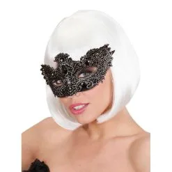 Loup Argenté Antique Recouvert De Pierres