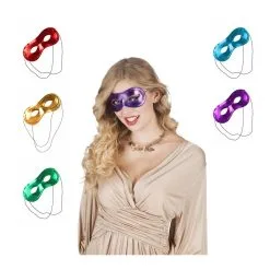 Loup Métallisé En Plastique Souple