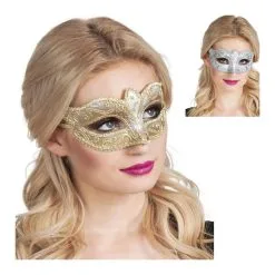 Loup Vénitien Avec Arabesques Pailletés