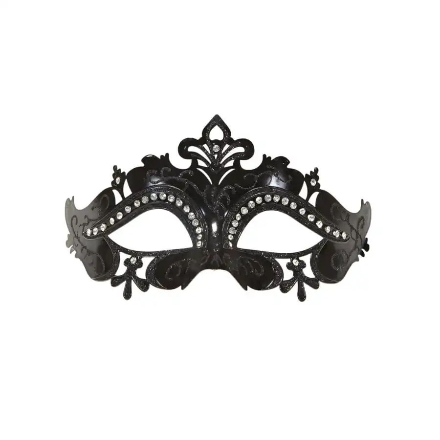 Loup Vénitien En Strass Et Paillettes – Image 2