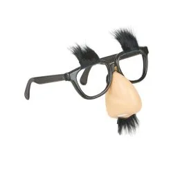Lunette Avec Nez Et Moustache Attaché