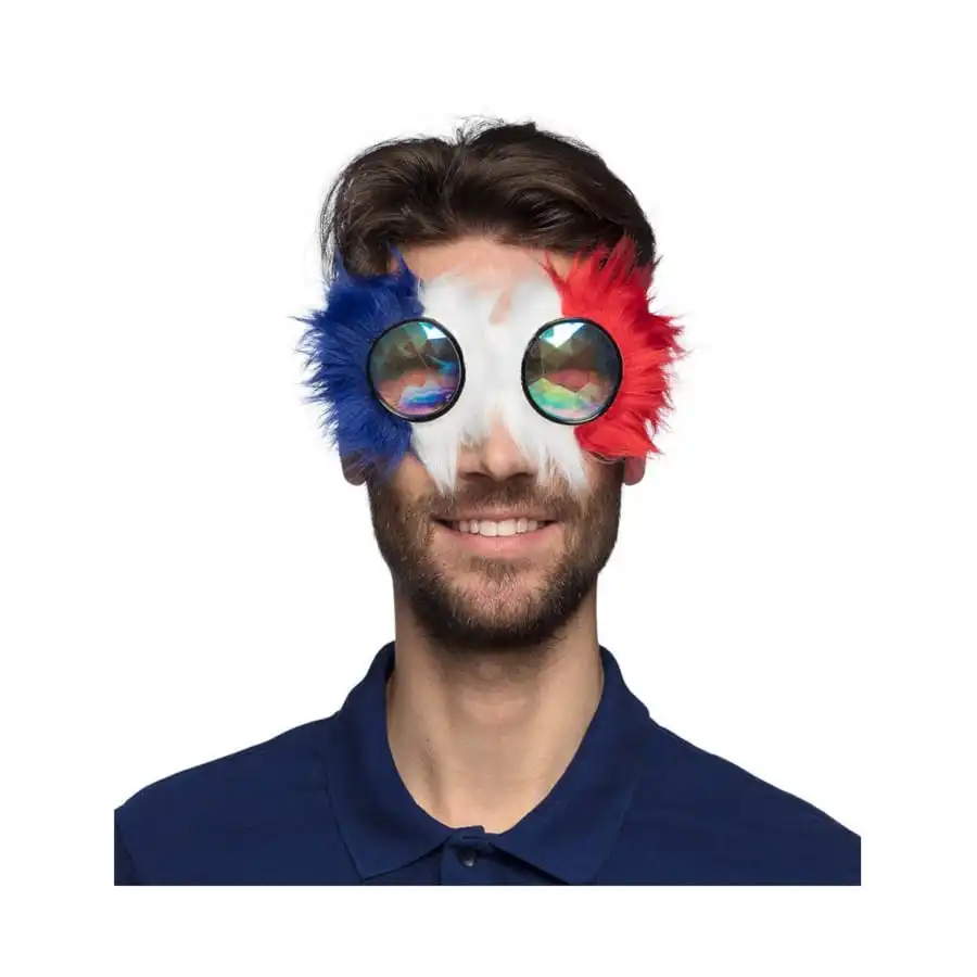 Lunettes De Supporter Francais à Froufrous – Image 3