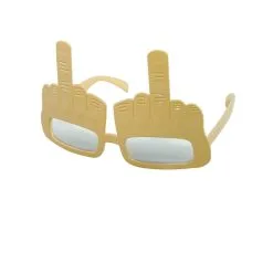 Lunettes Fuck Dorées Pour Adulte