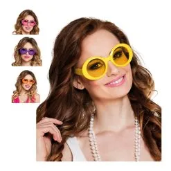 Lunettes Ovales De Style Disco Pour Femme
