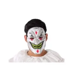 Masque De Clown Tueur Au Sourire Maléfique, Adulte