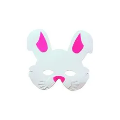 Masque De Lapin Pour Enfant, En Mousse