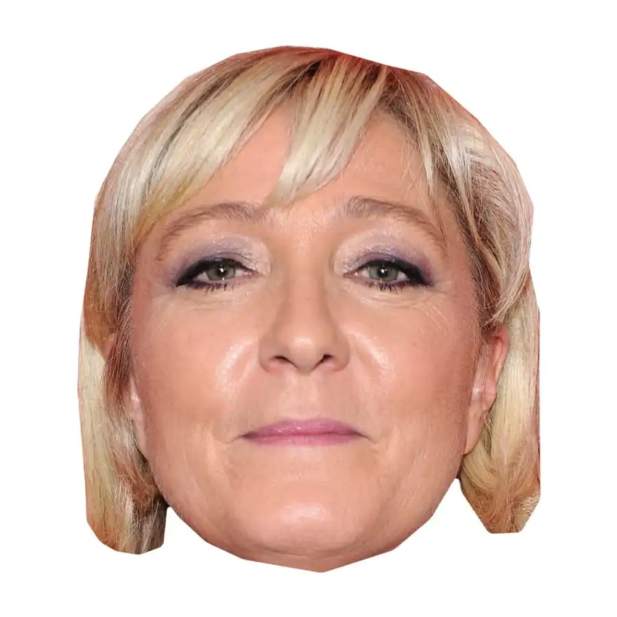 Masque De Marine Le Pen En Carton