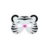 Masque De Tigre Blanc En Mousse