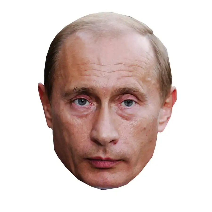 Masque De Vladimir Poutine En Carton