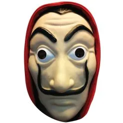 Masque Facial De Célèbre Braqueur, En Carton