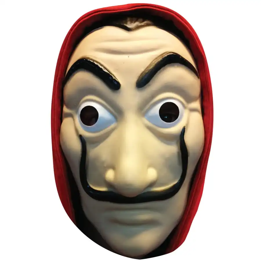 Masque Facial De Célèbre Braqueur, En Carton