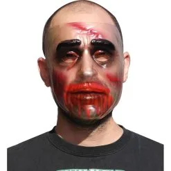 Masque Facial Transparent Et Ensanglanté, Homme