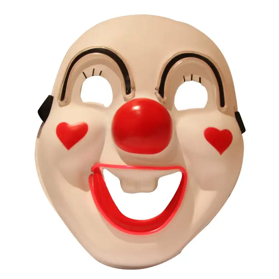 Masque LED De Clown Sourcils Et Bouche Lumineux