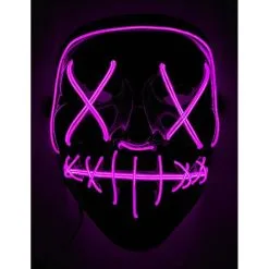 Masque Led Rose De Halloween Pour Adulte