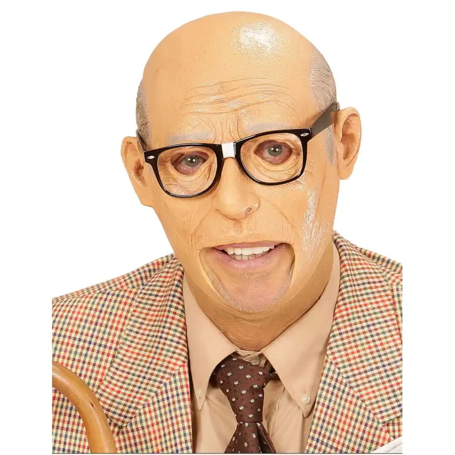 Masque Ridé De Vieil Homme Dégarni