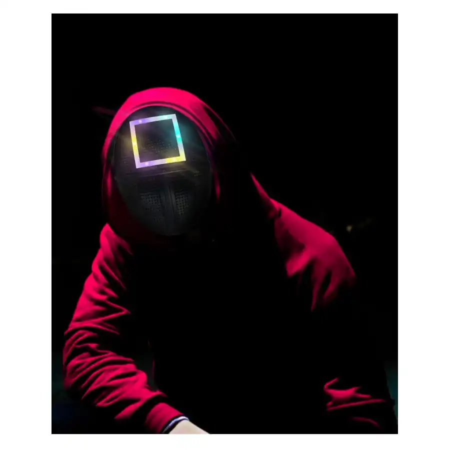 Masque Squid Game Carré Lumineux – Image 2