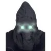Masque Visage Caché Avec Yeux Lumineux Verts