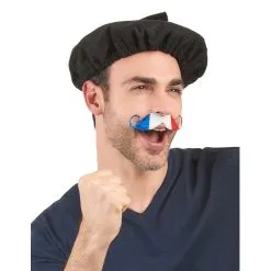Moustache Drapeau France Adhésive