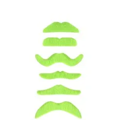 Moustache Verte Fluo De Forme Aléatoire