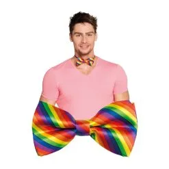 Noeud Papillon Motifs Arc En Ciel