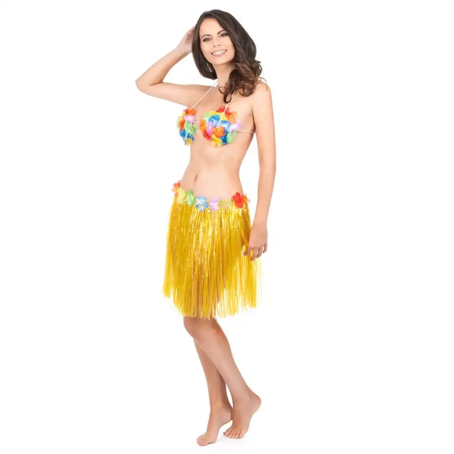 Pagne HawaĂŻen Court Ceinture Fleurie â Image 3