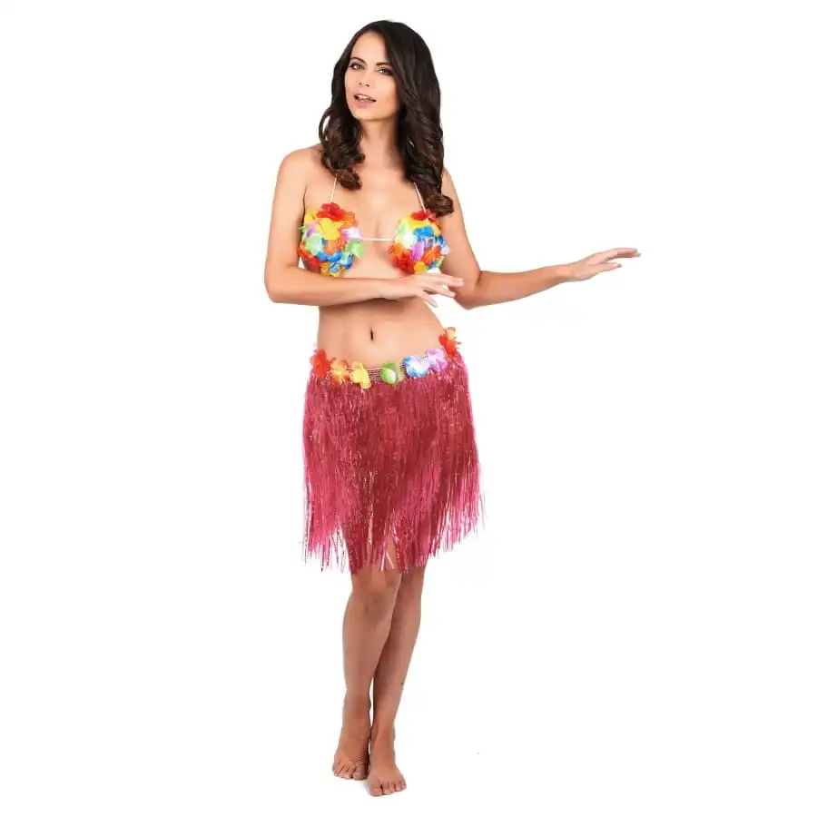 Pagne HawaĂŻen Court Ceinture Fleurie â Image 5