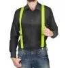 Paire De Bretelles Jaunes Fluo