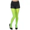 Paire De Collants Vert Fluo Opaques