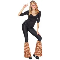 Paire De Jambières Années 70 Avec Bandeau De Tête