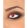 Paire De Lentilles Coeur Rouge