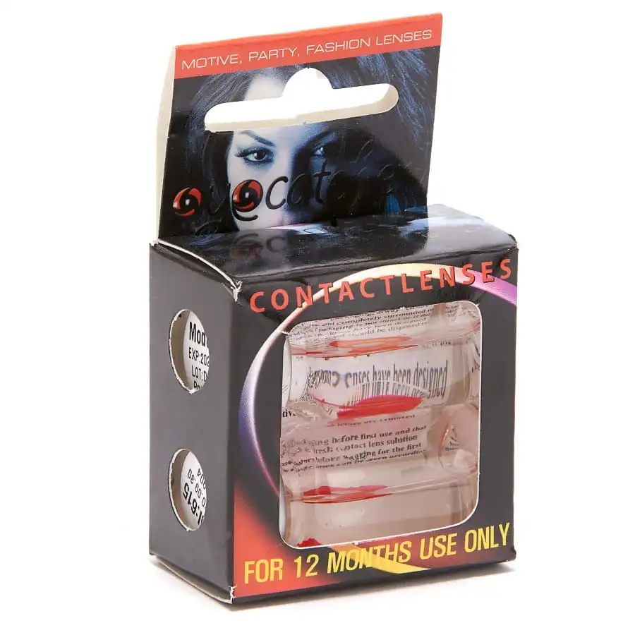 Paire De Lentilles Jaunes Et Rouges – Image 2